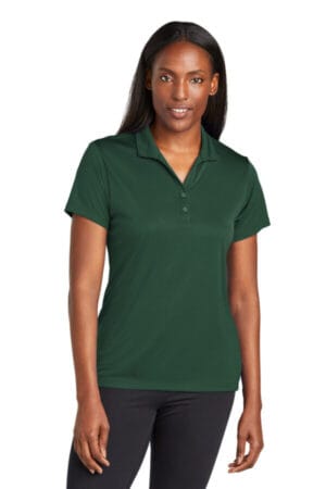 FOREST GREEN LST725 sport-tek ladies posicharge re-compete polo