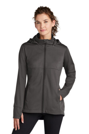 GRAPHITE LST980 sport-tek ladies hooded soft shell jacket
