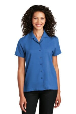 LW400 port authority ladies short sleeve performance staff shirt