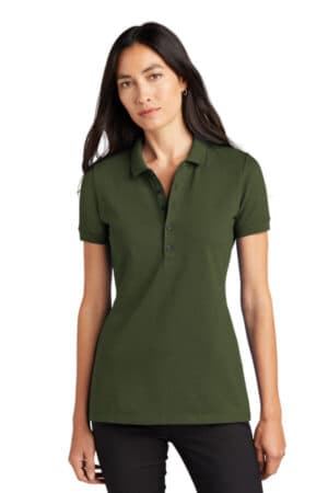 MM1001 coming in spring mercer mettle women's stretch heavyweight pique polo