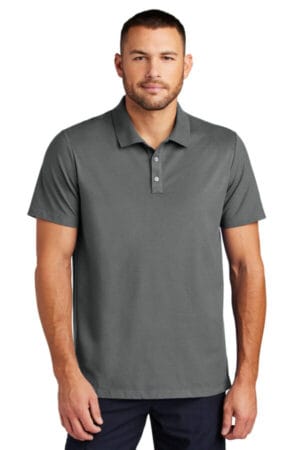 STORM GREY Mercer mettle MM1004 mercer mettle stretch pique polo