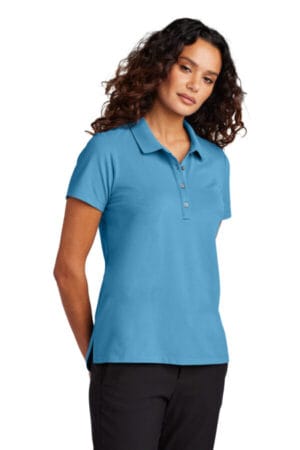 PARISIAN BLUE Mercer mettle MM1005 mercer mettle women's stretch pique polo