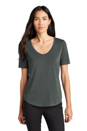 ANCHOR GREY MM1017 mercer mettle women's stretch jersey relaxed scoop