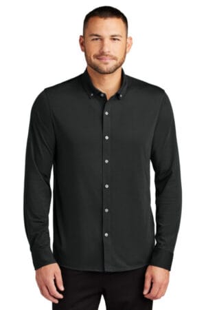 MM1018 mercer mettle stretch jersey long sleeve shirt