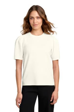 MM1041 mercer mettle women's short sleeve lite spacer top