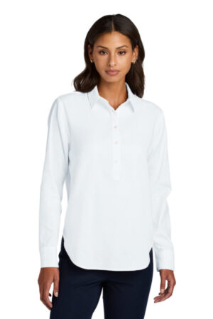 MM2003 mercer mettle women's long sleeve modern oxford shirt