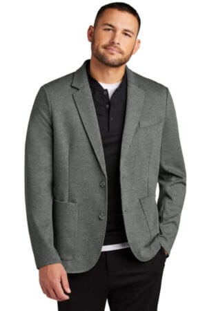 STORM GREY HEATHER Mercer mettle MM3030 mercer mettle relaxed knit blazer