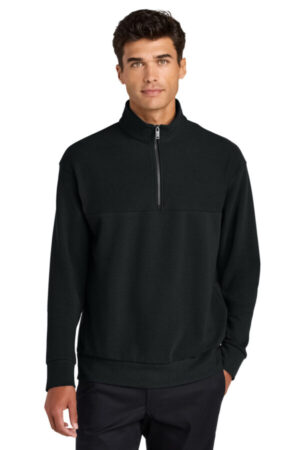 DEEP BLACK Mercer mettle MM3040 mercer mettle linear texture 1/4-zip