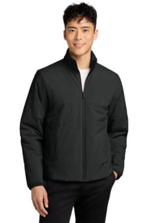 DEEP BLACK Mercer mettle MM7220 mercer mettle brookline quilted jacket