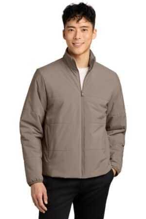 WARM TAUPE Mercer mettle MM7220 mercer mettle brookline quilted jacket