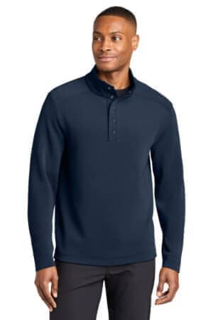 INDIGO NAVY MRA220 miir kumo 1/4-snap pullover