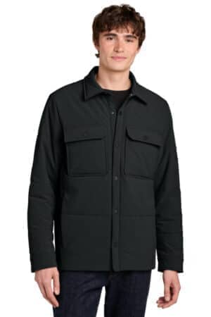 PITCH BLACK MRA444 miir sashiko stretch puffy shacket