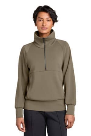 MRAW221 miir women's kumo 1/4-zip pullover