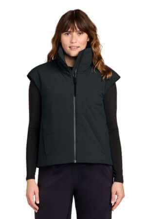 PITCH BLACK PITCH BLACK MRAW442 miir women's sashiko stretch puffy vest