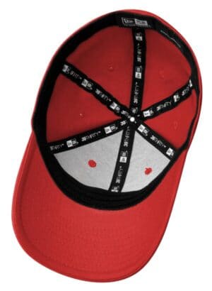 SCARLET RED NE1000 new era-structured stretch cotton cap