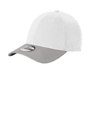 WHITE/ GREY NE1122 new era stretch cotton striped cap
