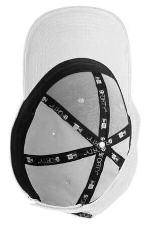 WHITE NE200 new era-adjustable structured cap