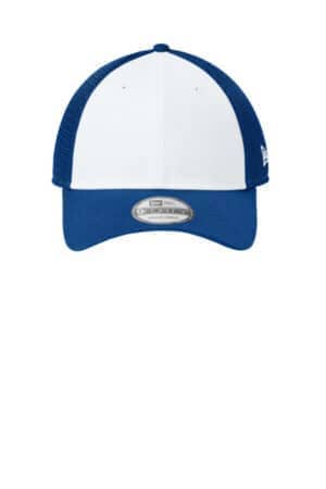 FLAG WHITE/ ROYAL NE204 new era snapback contrast front mesh cap