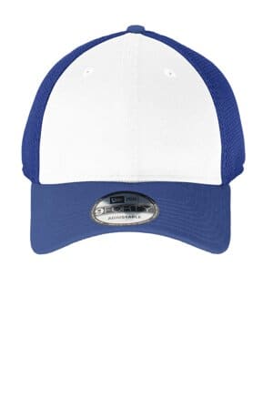 WHITE/ ROYAL NE204 new era snapback contrast front mesh cap