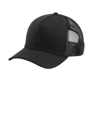 BLACK/ BLACK NE212 new era a-frame snapback mesh back cap