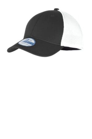 BLACK/ WHITE NE302 new era youth stretch mesh cap