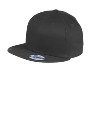 BLACK NE400 new era-flat bill snapback cap