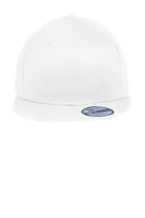 WHITE NE400 new era-flat bill snapback cap