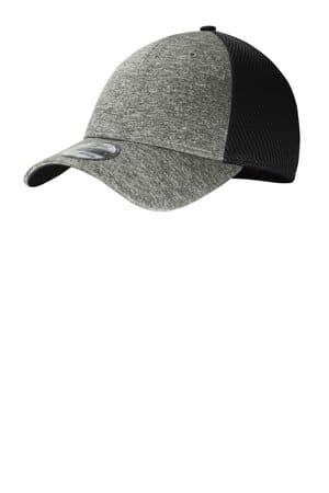 BLACK/ SHADOW HEATHER NE702 new era shadow stretch mesh cap