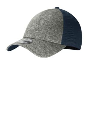 DEEP NAVY/ SHADOW HEATHER NE702 new era shadow stretch mesh cap