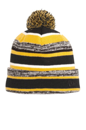 BLACK/ GOLD NE902 new era sideline beanie
