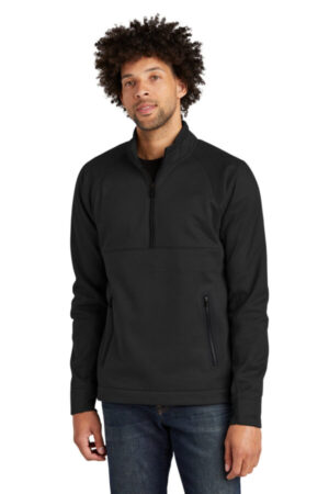BLACK NEA523 new era venue fleece 1/4-zip pullover