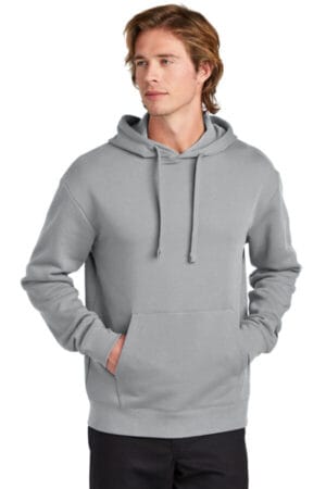 RAINSTORM GREY NEA525 new era heritage fleece pullover hoodie