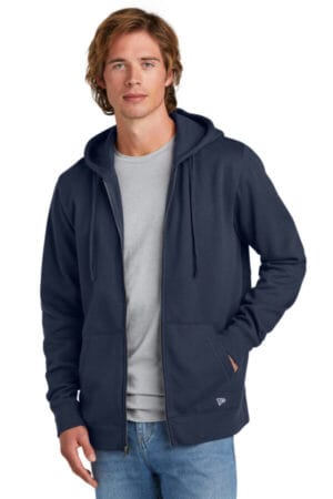 TRUE NAVY NEA551 new era comeback fleece full-zip hoodie