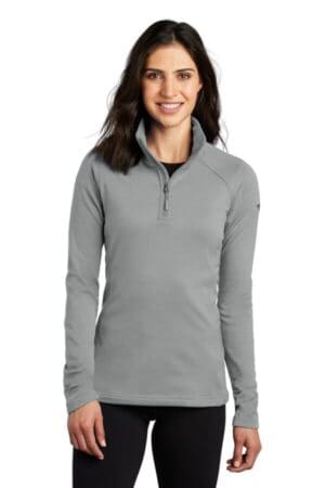 MID GREY NF0A47FC the north face ladies mountain peaks 1/4-zip fleece