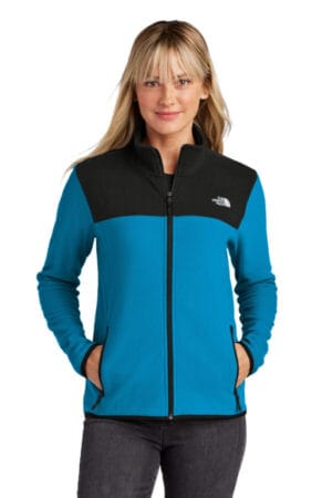 HERO BLUE/ TNF BLACK NF0A7V4K the north face ladies glacier full-zip fleece jacket