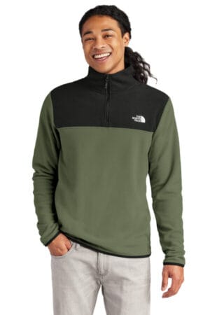 NEW TAUPE GREEN/ TNF BLACK NF0A7V4L the north face glacier 1/4-zip fleece