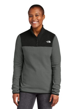 ASPHALT GREY/ TNF BLACK NF0A7V4M the north face ladies glacier 1/4-zip fleece