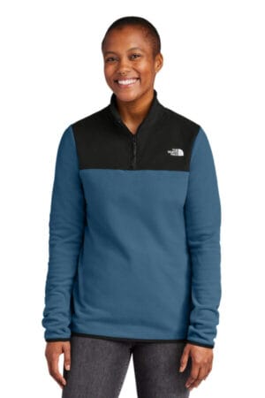 SHADY BLUE/ TNF BLACK NF0A7V4M the north face ladies glacier 1/4-zip fleece