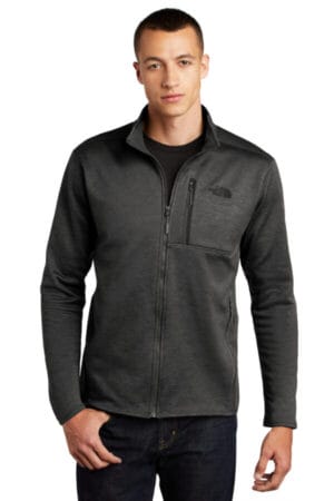 AquaGuard Men's Full Zip Soft Fleece Jacket Outdoor With Zipper Pockets 