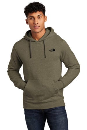 NEW TAUPE GREEN HEATHER NF0A7V9B limited edition the north face chest logo pullover hoodie