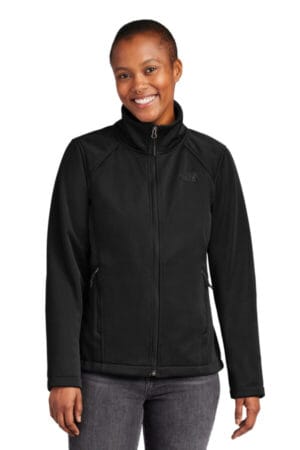 NF0A88D4 the north face ladies chest logo ridgewall soft shell jacket