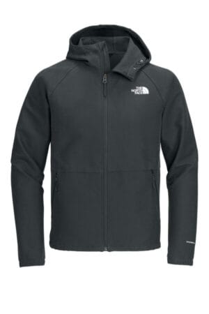 ASPHALT GREY DARK HEATHER NF0A8BUF the north face barr lake hooded soft shell jacket