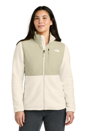 GARDENIA WHITE/ GRAVEL NF0A8BUR the north face women's highest peak full-zip fleece jacket