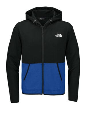 TNF BLUE/ TNF BLACK NF0A8BUS the north face double-knit full-zip hoodie