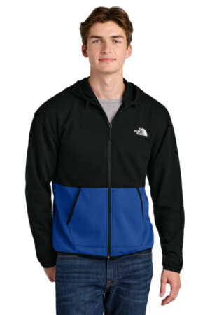 TNF BLUE/ TNF BLACK NF0A8BUS the north face double-knit full-zip hoodie