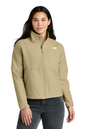 KHAKI STONE DARK HEATHER NF0A8C5C the north face women's barr lake soft shell jacket