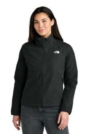 TNF BLACK HEATHER NF0A8C5C the north face women's barr lake soft shell jacket