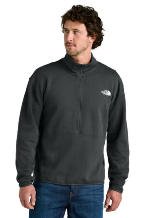 ASPHALT GREY NF0A8C5G the north face double-knit 1/2-zip fleece