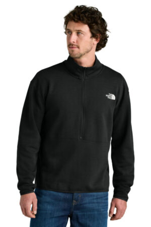 TNF BLACK NF0A8C5G the north face double-knit 1/2-zip fleece