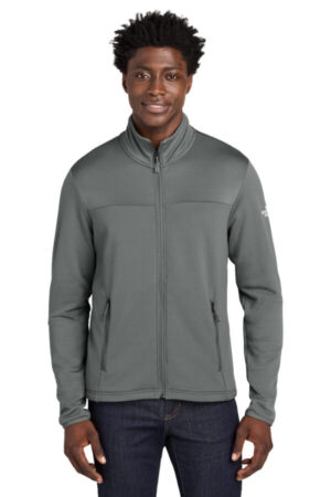 SMOKED PEARL GREY NF0A8ENK the north face aim full-zip fleece jacket